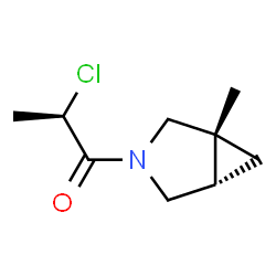 3-Azabicyclo[3.1.0]hexane, 3-(2-chloro-1-oxopropyl)-1-methyl-, [1alpha,3(R*),5alpha]- (9CI)结构式