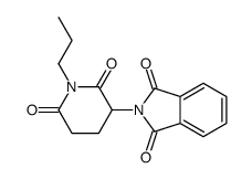 2-(2,6-dioxo-1-propylpiperidin-3-yl)isoindole-1,3-dione结构式