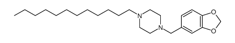 1-Dodecyl-4-(1,3-benzodioxol-5-ylmethyl)piperazine picture