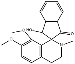 3',4'-Dihydro-3-hydroxy-2'-methyl-7',8'-dimethoxyspiro[2H-indene-2,1'(2'H)-isoquinolin]-1(3H)-one picture