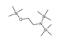 N-(Trimethylsilyl)-N-[2-(trimethylsiloxy)ethyl]trimethylsilanamine Structure