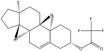 Androst-5-en-3β-ol trifluoroacetate结构式