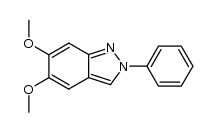 5,6-dimethoxy-2-phenyl-2H-indazole结构式