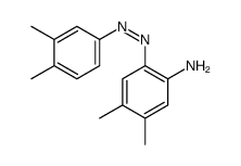 2-[(3,4-dimethylphenyl)diazenyl]-4,5-dimethylaniline结构式