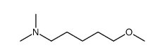 5-methoxy-N,N-dimethylpentan-1-amine结构式