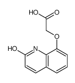 2-[(2-oxo-1H-quinolin-8-yl)oxy]acetic acid Structure