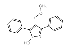 1-hydroxy-4-(methoxymethyl)-3,5-diphenyl-pyrazole Structure