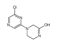 4-(6-chloropyrazin-2-yl)piperazin-2-one Structure