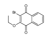 2-bromo-3-ethoxynaphthalene-1,4-dione结构式