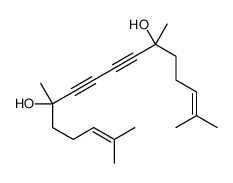 2,6,11,15-Tetramethyl-6,11-dihydroxy-2,14-hexadecadiene-7,9-diyne结构式