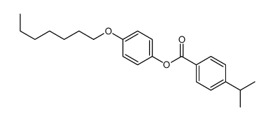 (4-heptoxyphenyl) 4-propan-2-ylbenzoate Structure