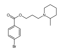 3-(2-Methylpiperidino)propyl=p-bromobenzoate structure