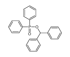 [diphenylphosphoryloxy(phenyl)methyl]benzene结构式