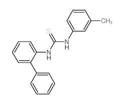 Thiourea,N-[1,1'-biphenyl]-2-yl-N'-(3-methylphenyl)-结构式