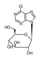 6-CHLOROPURINE GLUCOSIDE Structure