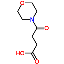 4-(4-Morpholinyl)-4-oxobutanoic acid Structure