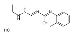 (1Z)-1-[(2-ethylhydrazinyl)methylidene]-3-(2-methylphenyl)urea,hydrochloride Structure