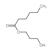 Hexanoic acid,3-hydroxypropyl ester结构式