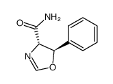 trans-5-phenyl-4,5-dihydro-oxazole-4-carboxylic acid amide结构式