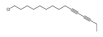 15-Chloro-3,5-pentadecadiyne结构式