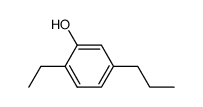 2-ethyl-5-propylphenol structure