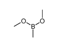 Boronic acid, methyl-, dimethyl ester Structure