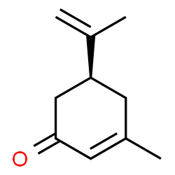 2-Cyclohexen-1-one, 3-methyl-5-(1-methylethenyl)-, (5S)- (9CI) structure