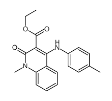 Ethyl 1-methyl-4-((4-methylphenyl)amino)-2-oxo-1,2-dihydro-3-quinoline carboxylate picture