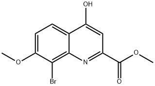 2-Carbomethoxy-8-bromo-4-hydroxy-7-methoxyquinoline picture