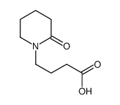 4-(2-oxopiperidin-1-yl)butanoic acid structure