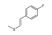 1-fluoro-4-(2-methylsulfanylethenyl)benzene Structure