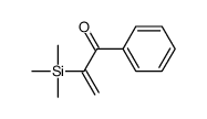 1-phenyl-2-trimethylsilylprop-2-en-1-one结构式