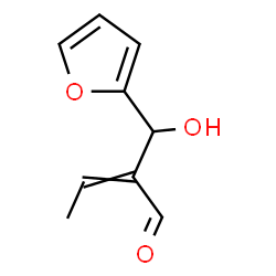 alpha-ethylidene-beta-hydroxyfuran-2-propionaldehyde结构式