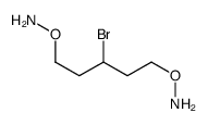 O-(5-aminooxy-3-bromopentyl)hydroxylamine Structure