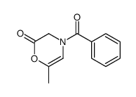 4-benzoyl-6-methyl-3H-1,4-oxazin-2-one结构式