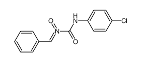 Z-C-phenyl N-(4-chlorophenylcarbamoyl) nitrone Structure