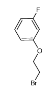 1-(2-溴乙氧基)-3-氟苯结构式