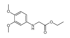 N-(3,4-dimethoxyphenyl)glycine ethyl ester Structure