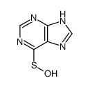 purine-6-sulfenic acid Structure