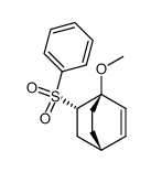 endo-1-methoxy-6-(phenylsulfonyl)bicyclo(2.2.2)oct-2-ene Structure