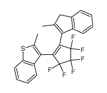 1-(2-methyl-1-inden-3-yl)-2-(2-methyl-1-benzothien-3-yl)perfluorocyclopentene Structure