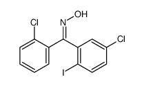 N-[(5-chloro-2-iodophenyl)-(2-chlorophenyl)methylidene]hydroxylamine结构式