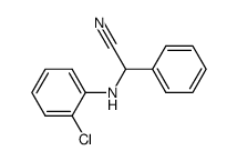 2-(N-(2-chloroanilino))-2-phenylacetonitrile Structure