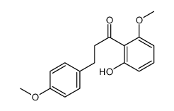 1-(2-hydroxy-6-methoxyphenyl)-3-(4-methoxyphenyl)propan-1-one Structure