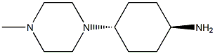 trans-1-amino-4-(4-methyl-1-piperazino)cyclohexane Structure