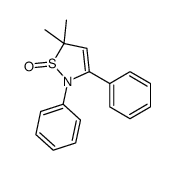 5,5-dimethyl-2,3-diphenyl-1,2-thiazole 1-oxide Structure