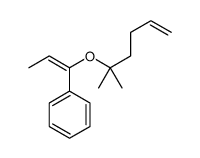 1-(2-methylhex-5-en-2-yloxy)prop-1-enylbenzene结构式