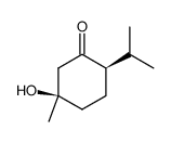 (1RS:4RS)-1-hydroxy-p-menthanone-(3) Structure