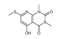 5-hydroxy-1,3-dimethyl-7-methylthiopyrido<2,3-d>pyrimidine-2,4(1H,3H)-dione结构式