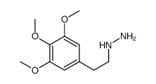 2-(3,4,5-trimethoxyphenyl)ethylhydrazine结构式